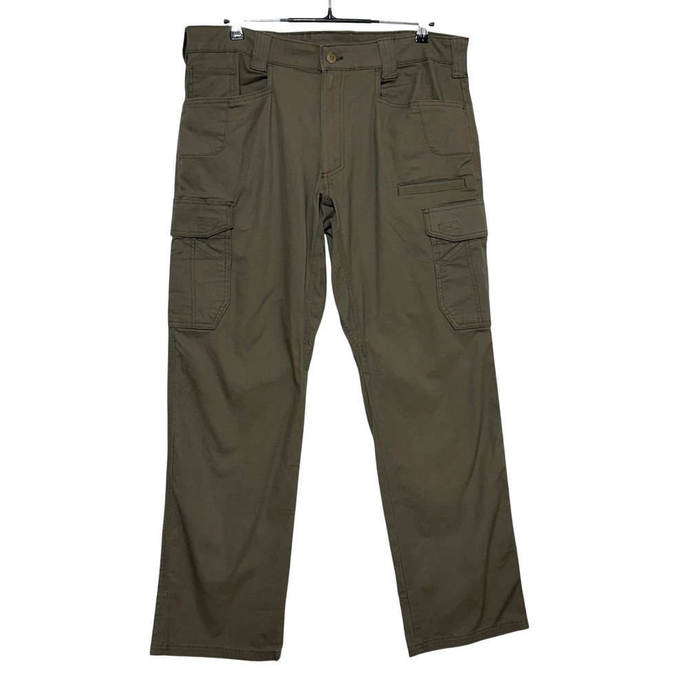 Noble Outfitters Pants Mens 36x32 Green Cargo Canvas Tactical Utility Workwear